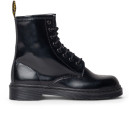 Dr. Martens 1460 Mono Polished Smooth Black With Fur