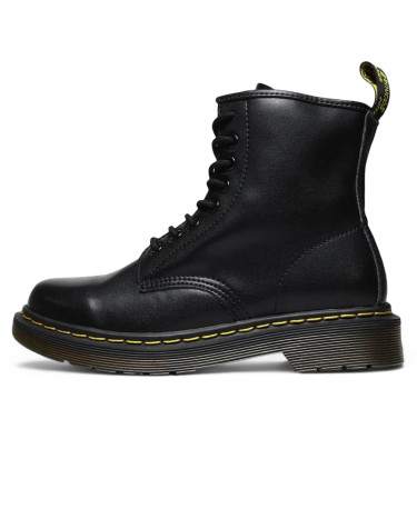 Dr. Martens 1460 Smooth Leather Lace Up Boots Black Two WITH FUR