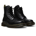 Dr. Martens 1460 Smooth Leather Lace Up Boots Black Two WITH FUR