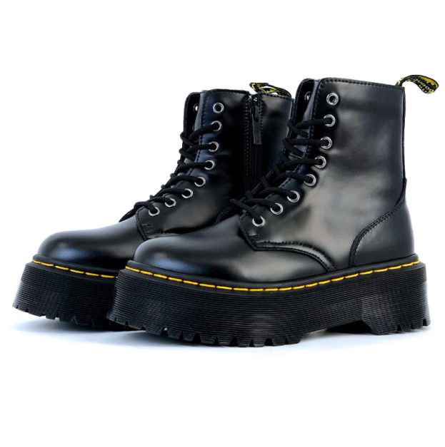 Dr. Martens Jadon Zip Premium Black FUR