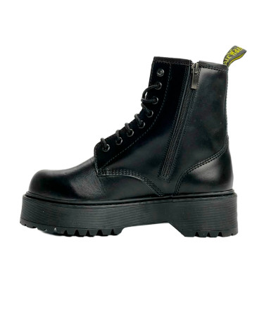Dr. Martens Jadon Smooth Leather Platform Zip Black