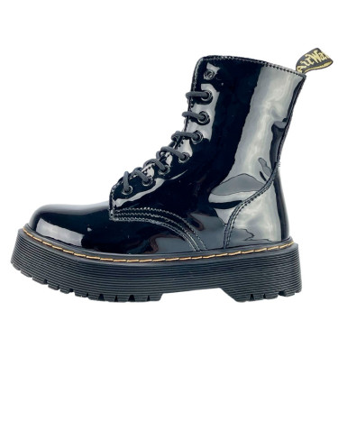 Dr. Martens Jadon Patent Leather Polished Boots Black С МЕХОМ