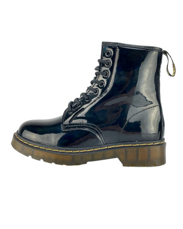 Dr. Martens Jadon Leather Polished Boots Black С МЕХОМ
