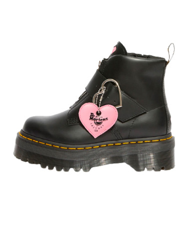 Dr. Martens Jadon Smooth Leather Lazy Oaf Buckle Boots