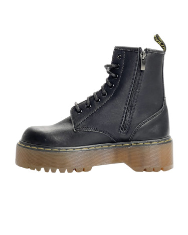 Dr. Martens Jadon Smooth Leather Platform Boots З ХУТРОМ