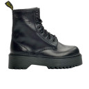 Dr. Martens Jadon Smooth Leather Platform Zip Black