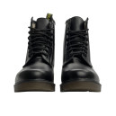 Dr. Martens 1460 Smooth Leather Lace Up Boots З ХУТРОМ
