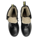 Dr. Martens 1460 Mono Smooth Leather Lace Up Boots З ХУТРОМ