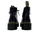 Dr. Martens Jadon Smooth Leather Platform Boots Ankle Black С ФЛИСОМ