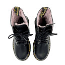 Dr. Martens Jadon Smooth Leather Boots Black Winter С МЕХОМ