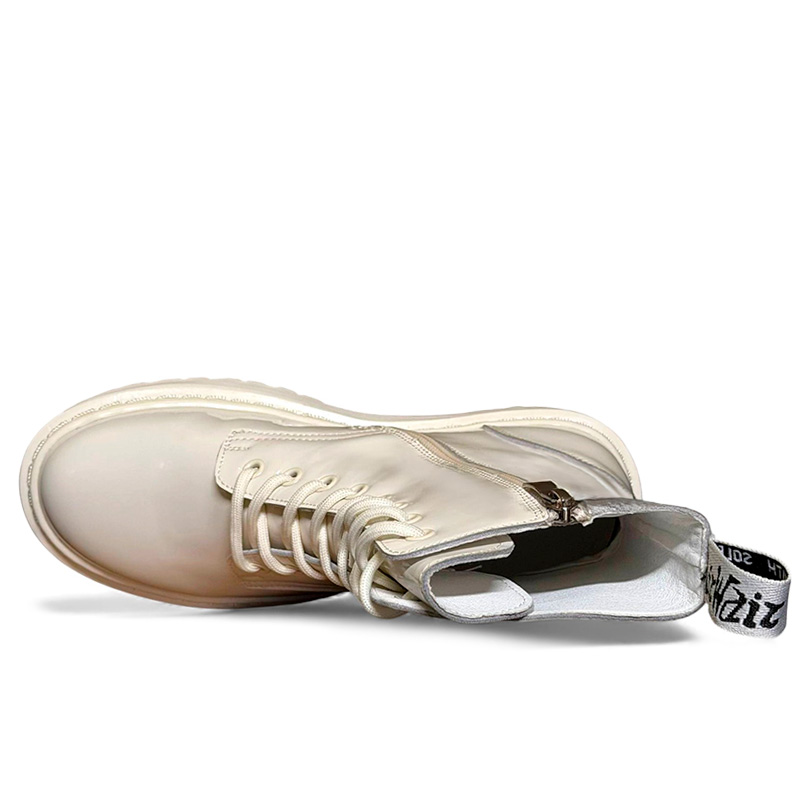 Dr. Martens Jadon Mono White Lacquered Zip S-2359556 купити з