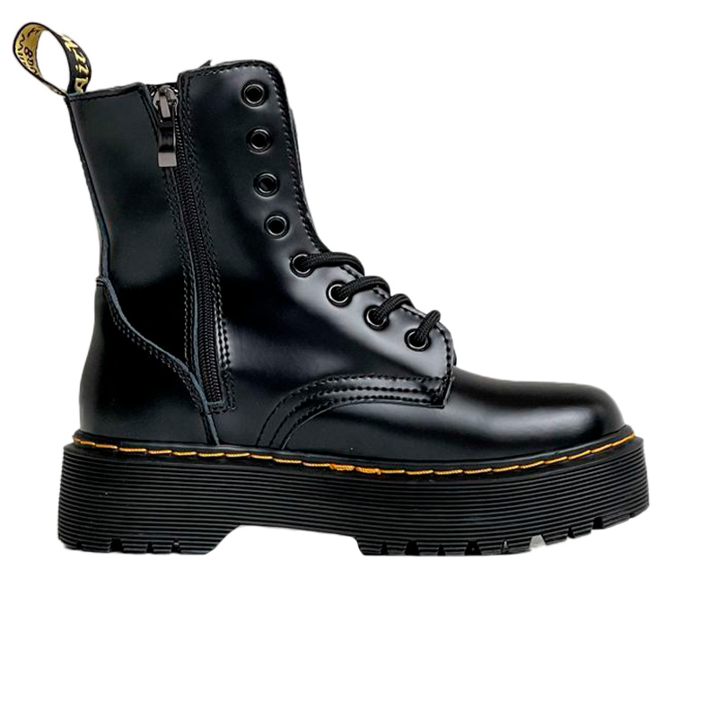 S*i様 Dr. Martens Jadon ブラックブーツ 9 UK Dr. Martens Jadon Smooth Leather Boots Zip Black S-2351443 купить